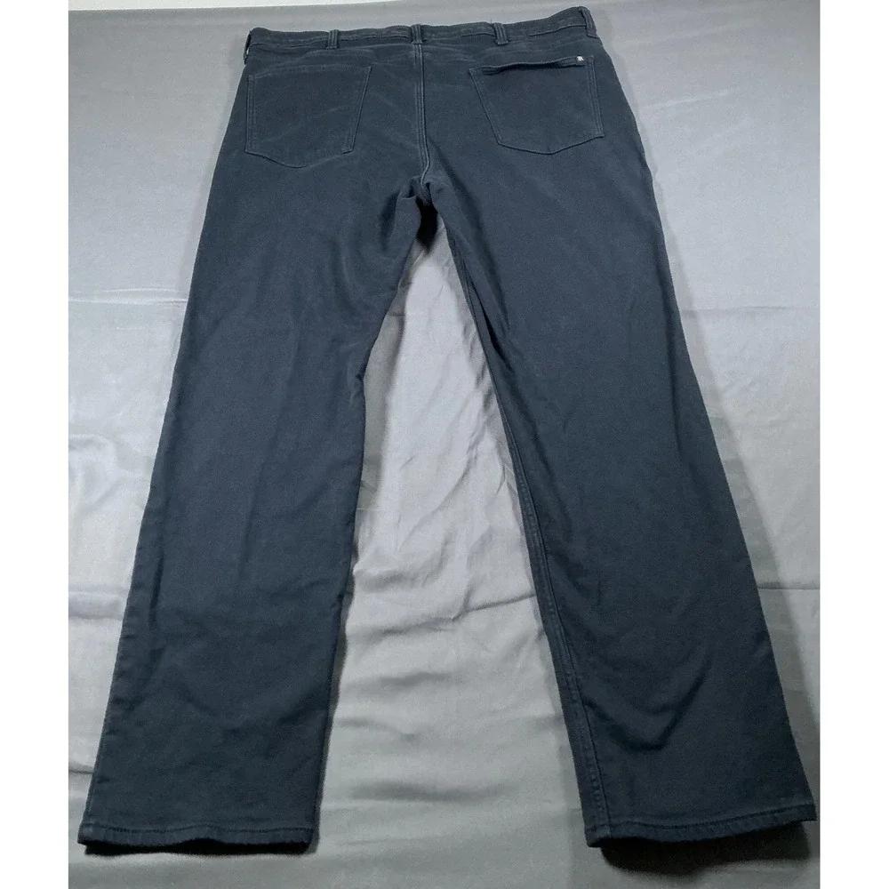 Banana Republic Traveler Pants Mens 40x32 Black Straight Leg 5-Pocket Chino